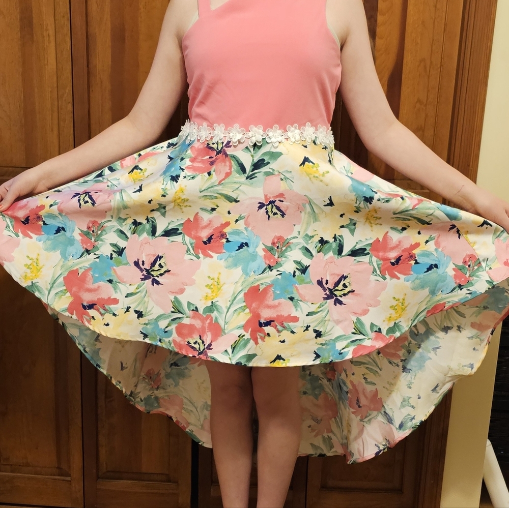 Big Girls Sleeveless Fit & Flare Dress